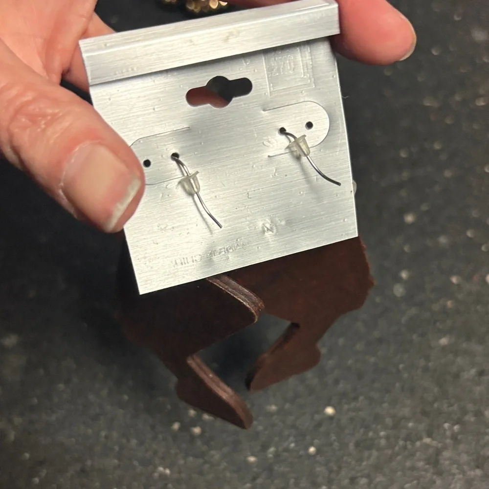 Plus One Brown Silhouette Earrings